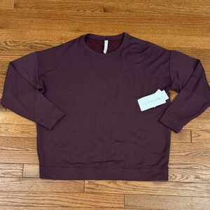 Athleta Women's Deep Burgundy Crewneck Sweater